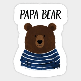 Cute Bear Design for Father's Day Sticker